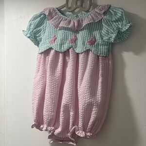 Cecil and Lou Easter romper